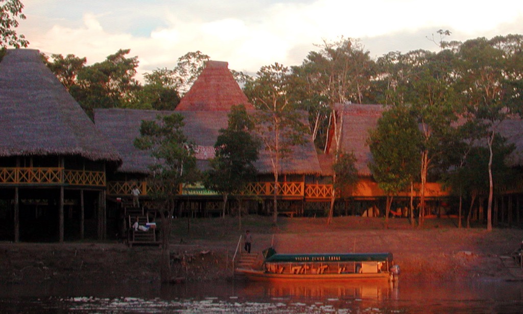 37 - lodge at sunset